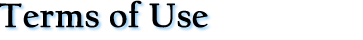 Terms of Use